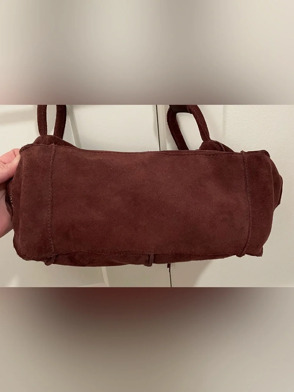 The Sak Brown Suede Shoulder Bag - Picture 3 of 4